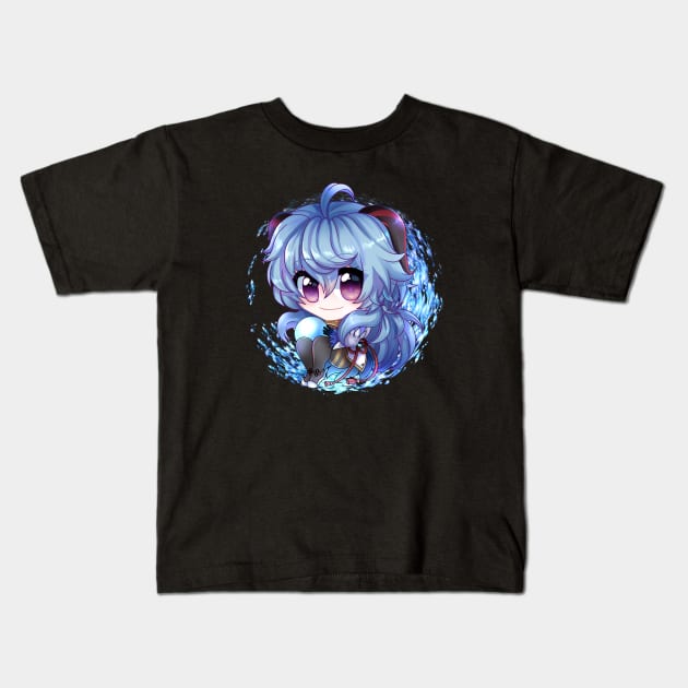 Ganyuu Kids T-Shirt by Yunuyei's Store